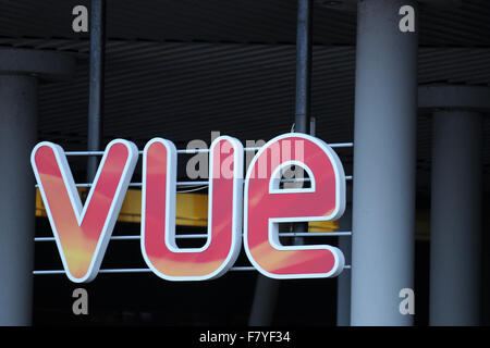 Vue Cinema segno logo. Foto Stock