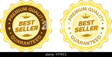 Miglior venditore etichetta Illustrazione Vettoriale
