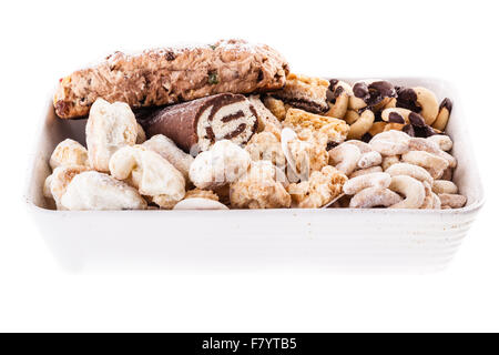 Un mucchio di differenti in casa natale di pasticceria e i cookie Foto Stock