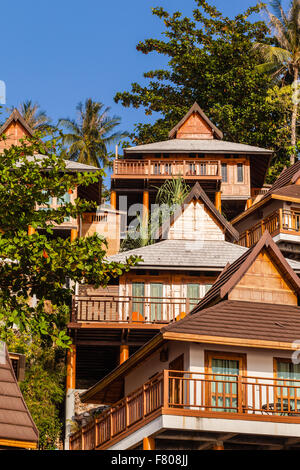 Un resort di lusso sull'Isola di Phi Phi, un tropicale isola della Thailandia Foto Stock