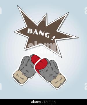 guantoni da boxe Illustrazione Vettoriale