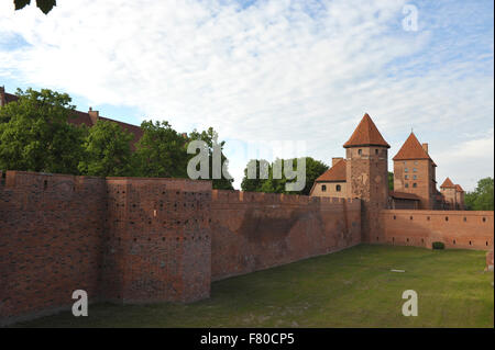 Castello di Malbork, malbork, Pomerania, Polonia Foto Stock