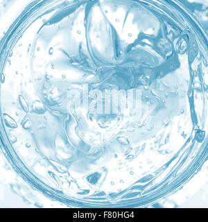 Aqua bolle di gel Foto Stock