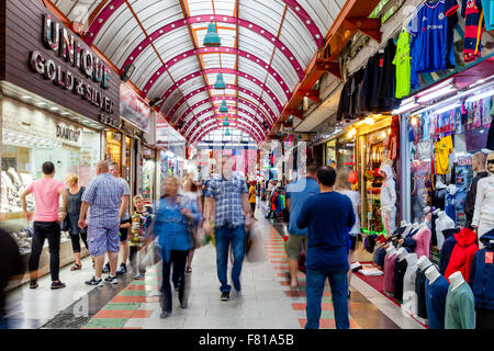 Il Grand Bazaar, Marmaris, Provincia di Mugla, Turchia Foto Stock