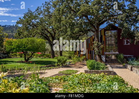 Ehlers cantina immobiliare, Ehlers Lane, St Helena, la Valle di Napa NAPA County, California, Stati Uniti, America del Nord Foto Stock