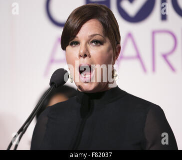 Celebrità frequentare People's Choice Awards 2016 conferenza stampa presso il Paley Centre for Media. Dotato di: Marcia Gay Harden dove: Los Angeles, California, Stati Uniti quando: 03 Nov 2015 Foto Stock