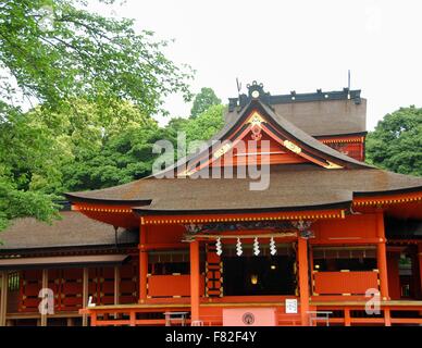 Un tempio tradizionale edificio di stile in Giappone Foto Stock