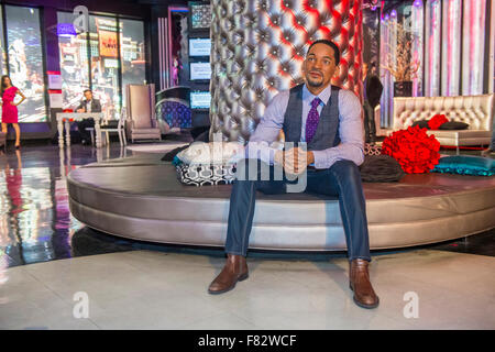 Un waxwork di Will Smith al il museo di Madame Tussauds di Las Vegas Foto Stock