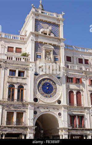 Torre dell Orologio Venezia Foto Stock