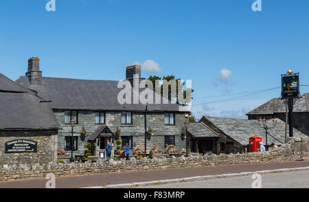 Il famoso Jamaica Inn, alto in Bodmin Moor presso Bolventor Foto Stock