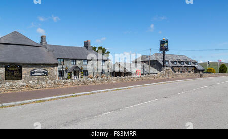 Jamaica Inn alta sul Bodmin Moor Foto Stock