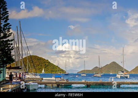 A Pusser's Landing Tortola Isole Vergini Britanniche Foto Stock