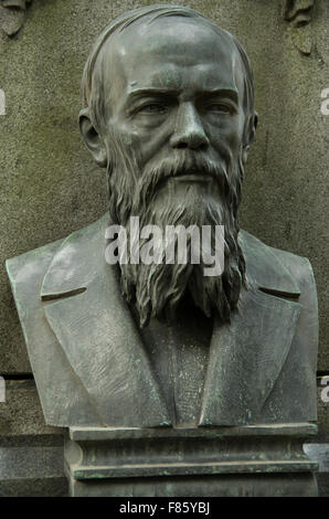 San Pietroburgo Russia, Tikhvin cimitero, Dostoevskij Foto Stock