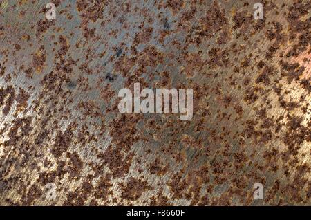 Vecchio arrugginito legno sega da taglio per impieghi pesanti macro Foto Stock