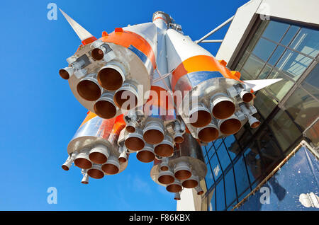 Motore a razzo del tipo Soyuz rocket Foto Stock