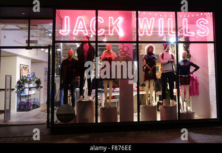 Jack Wills negozio di moda, Carnaby Street, Londra Foto Stock