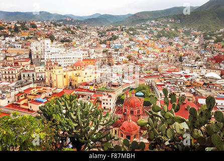 La città coloniale di Guanajuato, Messico. Foto Stock