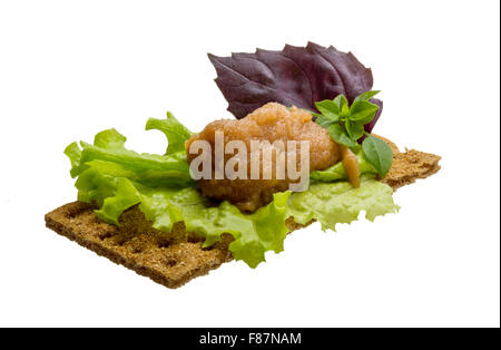 Pollock roe - integratore di alimenti freschi Foto Stock