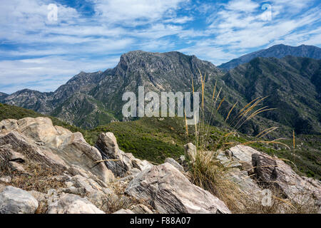 La Sierra de Almijara montagne in spagnolo Sierras de Tejeda National Park Foto Stock