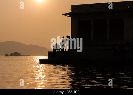 Visita di Udaipur, India Foto Stock