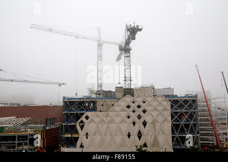 Leeds Victoria Gate shopping centre in costruzione Foto Stock