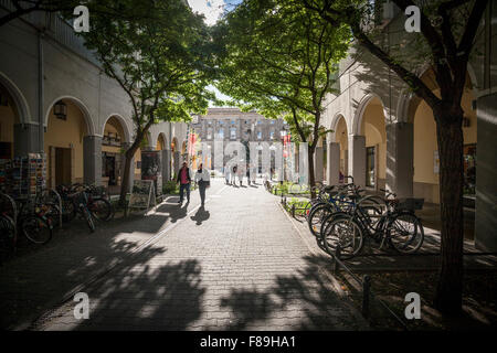 Quartiere Nikolai, nel quartiere Mitte di Berlino, Germania Foto Stock
