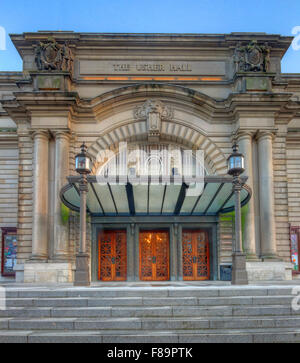 Usher Hall, luogo di ritrovo artistico e teatrale, Lothian Road, Edimburgo, Scozia, Regno Unito, EH1 2EA Foto Stock