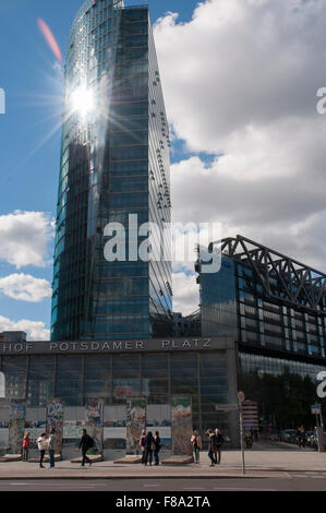 Il Sony Center di Potsdamer Platz, Berlin Mitte Foto Stock