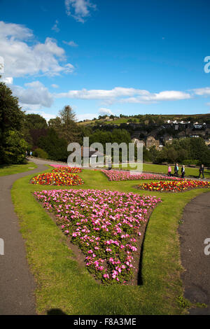 Haworth Central Park Haworth West Yorkshire Inghilterra Foto Stock