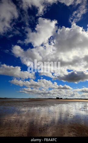 Brancaster Beach sulla Costa North Norfolk. Foto Stock