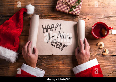 Felice anno nuovo composizione Foto Stock