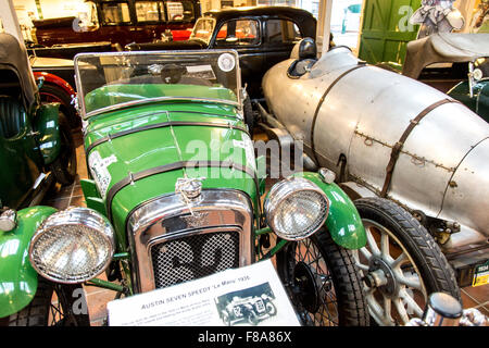 Austin sette Racing Car Brooklands Museum Weybridge REGNO UNITO Foto Stock