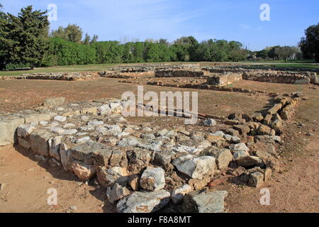 Cerro da Vila sito archeologico romano e museo, Vilamoura, Quarteira, Algarve, Portogallo, Europa Foto Stock