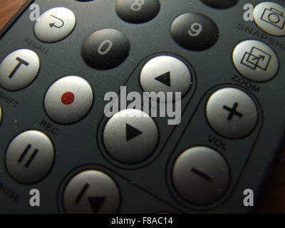 Telecomando sottile closeup Foto Stock