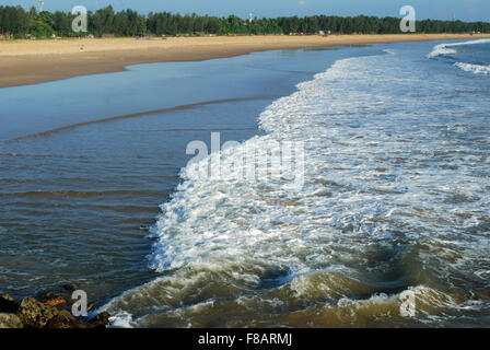 Spiaggia a perumathura vicino a trivandrum india kerala Foto Stock