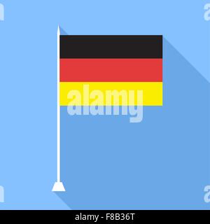 Bandiera della Germania . Illustrazione Vettoriale. Illustrazione Vettoriale