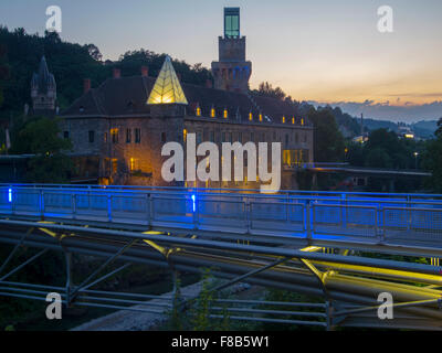 Österreich, Niederösterreich, Weidhofen an der Ybbs, Blick auf das Rothschildschloss Foto Stock