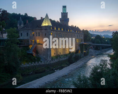 Österreich, Niederösterreich, Weidhofen an der Ybbs, Blick auf das Rothschildschloss Foto Stock