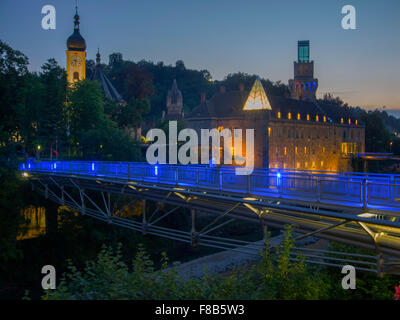 Österreich, Niederösterreich, Weidhofen an der Ybbs, Blick auf das Rothschildschloss Foto Stock