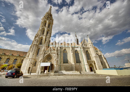 La Chiesa di San Mattia a Budapest City Foto Stock