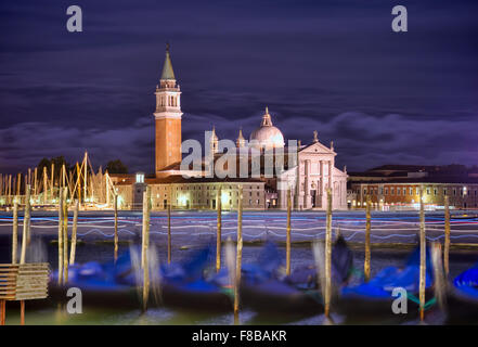 Venezia di notte Foto Stock