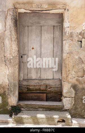 Vecchia porta di legno Foto Stock