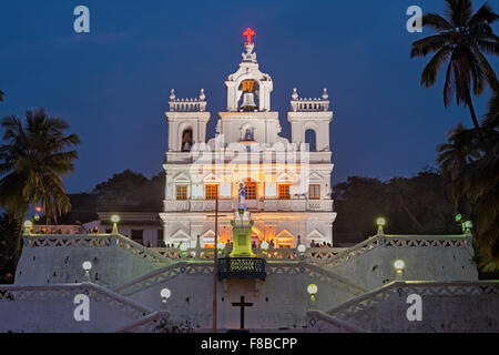 Chiesa di Nostra Signora dell Immacolata Concezione Panjim Goa in India Foto Stock
