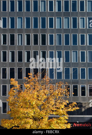 Euston Square, Londra, Regno Unito. Il podio (1 Eversholt Street), un blocco di uffici a Londra centrale gestito da Regus UK Foto Stock