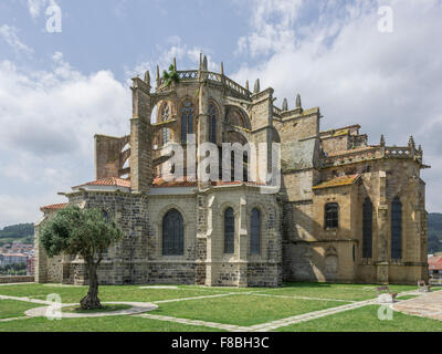 Chiesa di santa maria de la Asunción, castro urdiales, Cantabria, SPAGNA Foto Stock