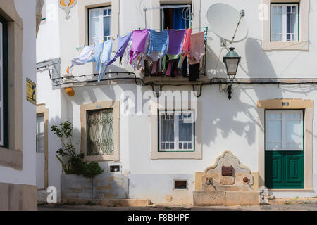 Faro, Portogallo. La città vecchia. Foto Stock