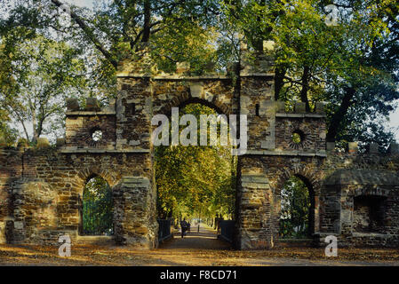 Il Nord Guannock Gate. Le passeggiate. Kings Lynn. Norfolk. In Inghilterra. Regno Unito Foto Stock