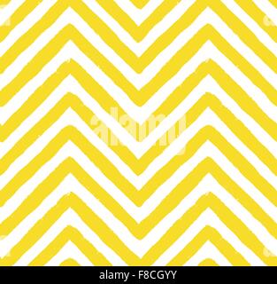 Vettore giallo Chevron Pattern senza giunture Illustrazione Vettoriale