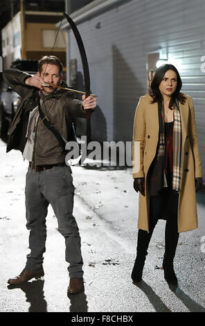 Una volta (2011-) ABC serie TV con Lana Parrilla e Sean Maguire Foto Stock