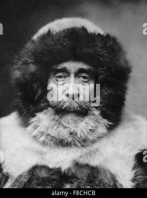 ROBERT PEARY (1856-1920) American explorer nel 1909 Foto Stock